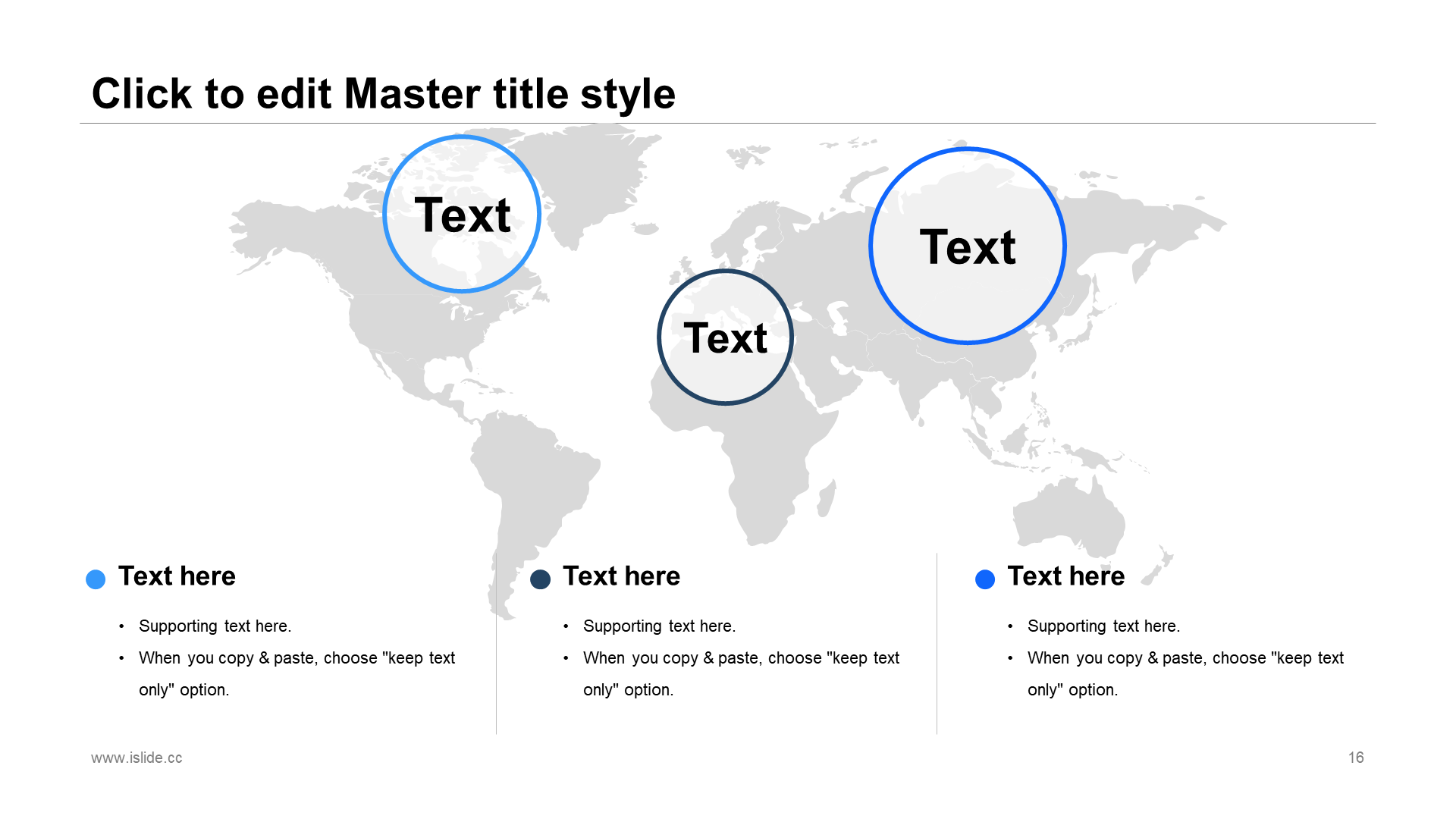 蓝色创意几何风半年工作汇报通用PPT素材下载
