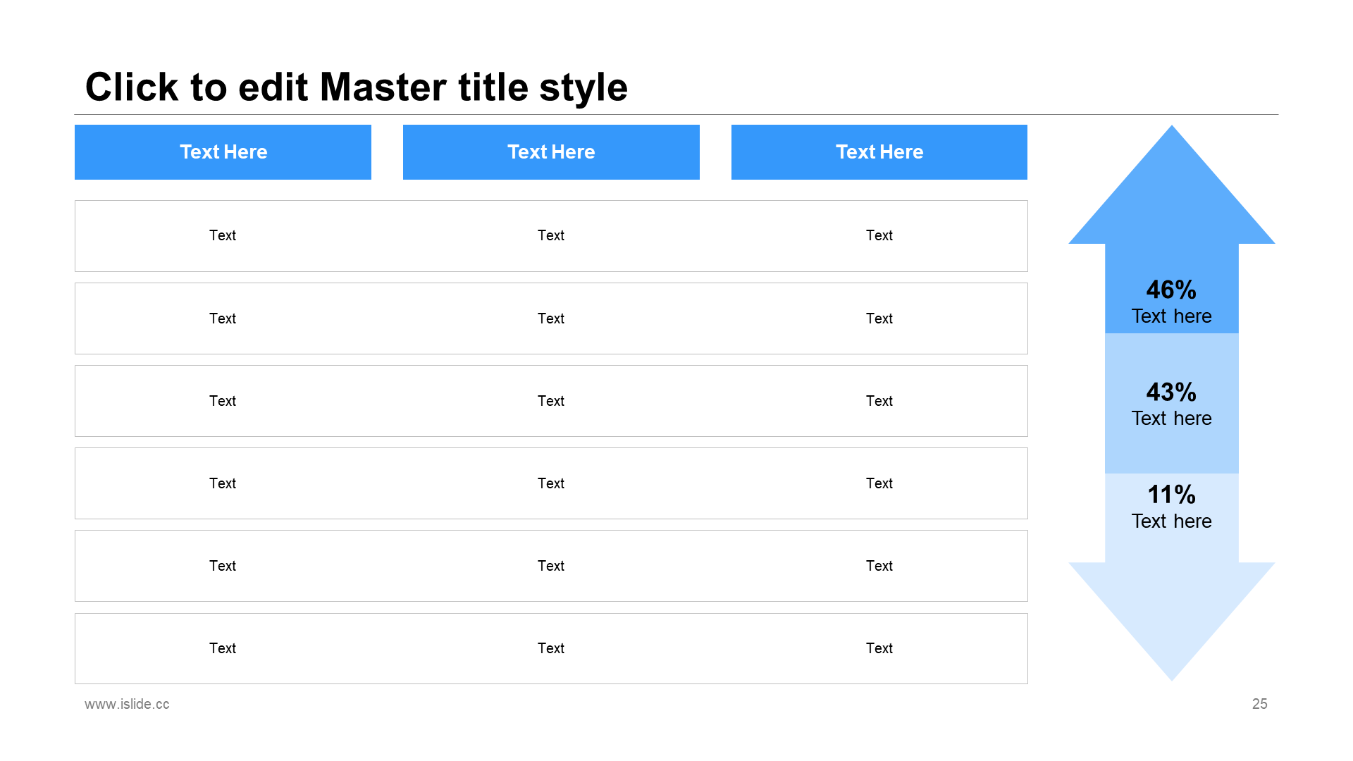 蓝色创意几何风半年工作汇报通用PPT素材下载