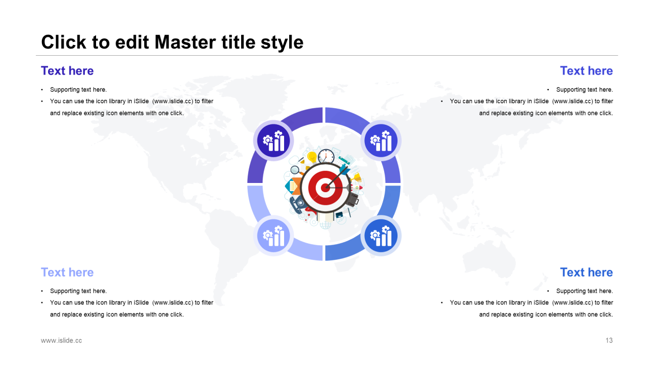 蓝色商务创意风格工作总结项目会议报告PPT下载