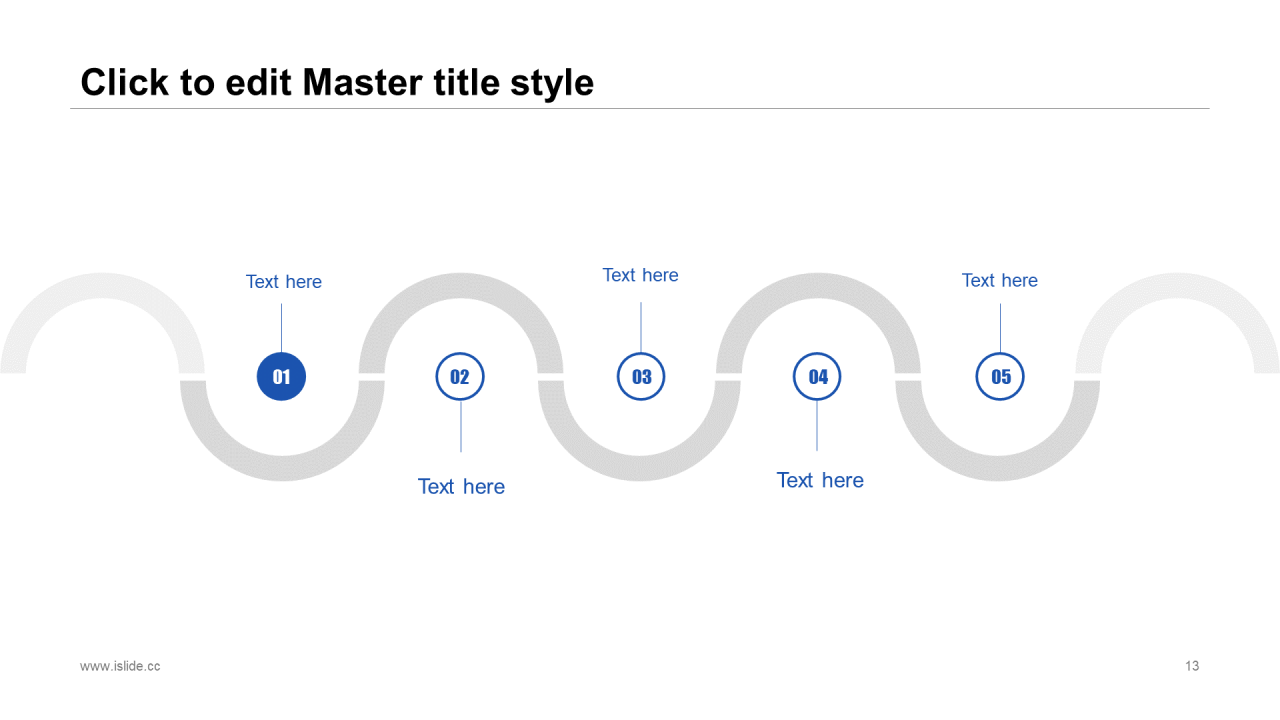 蓝色简约扁平化商务汇报总结PPT案例