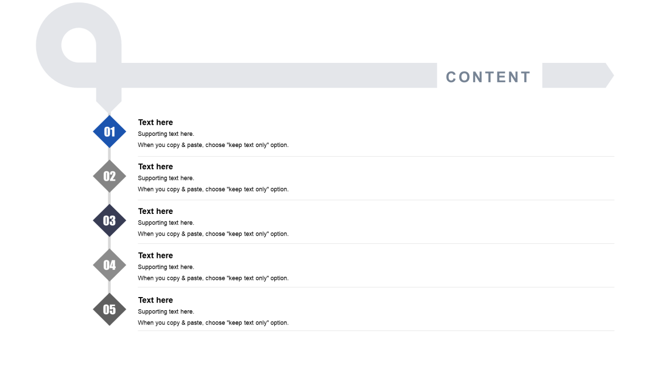 蓝色简约扁平化商务汇报总结PPT案例