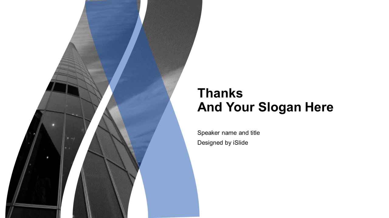 蓝色简约扁平化商务汇报总结PPT案例