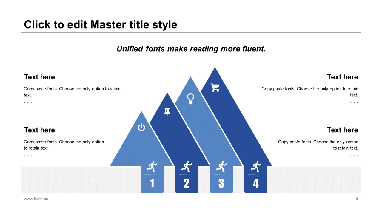 蓝色插画工作总结培训课件PPT案例