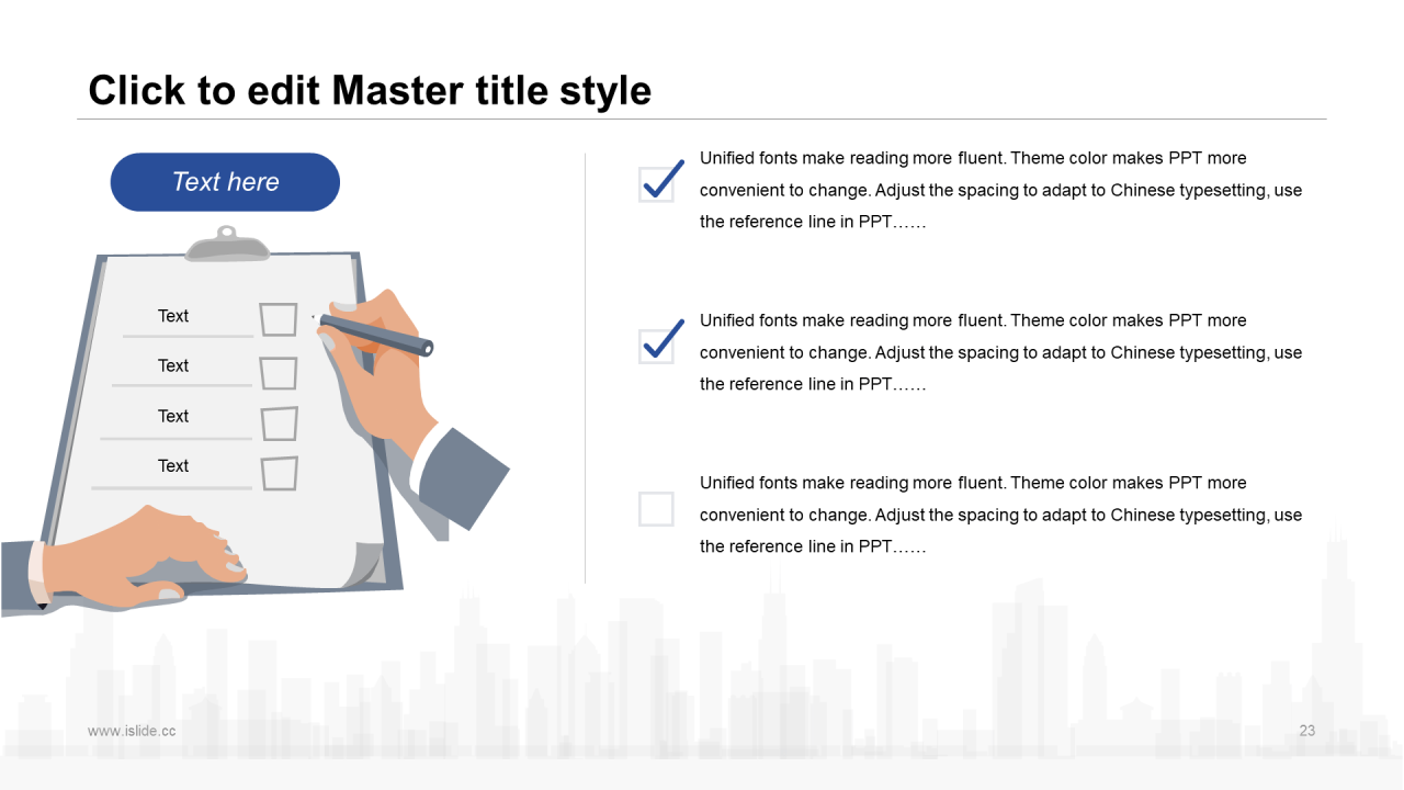 蓝色插画工作总结培训课件PPT案例