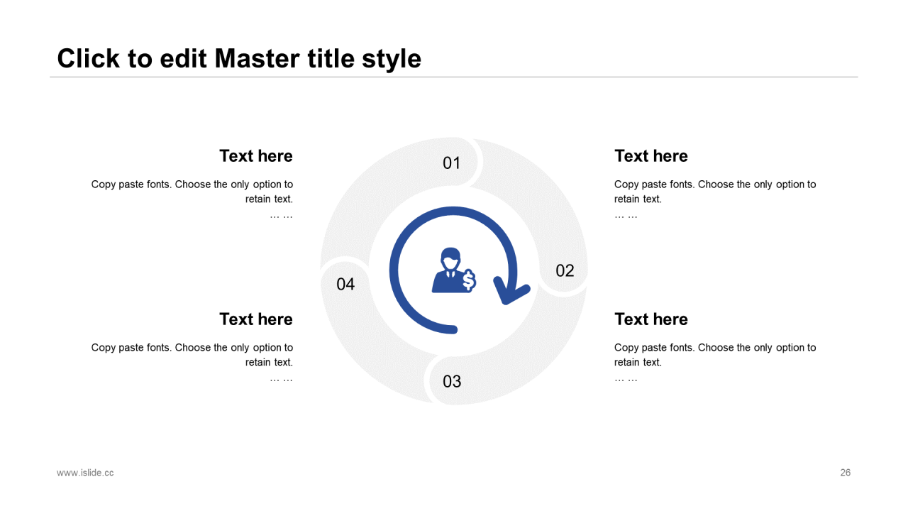 蓝色插画工作总结培训课件PPT案例