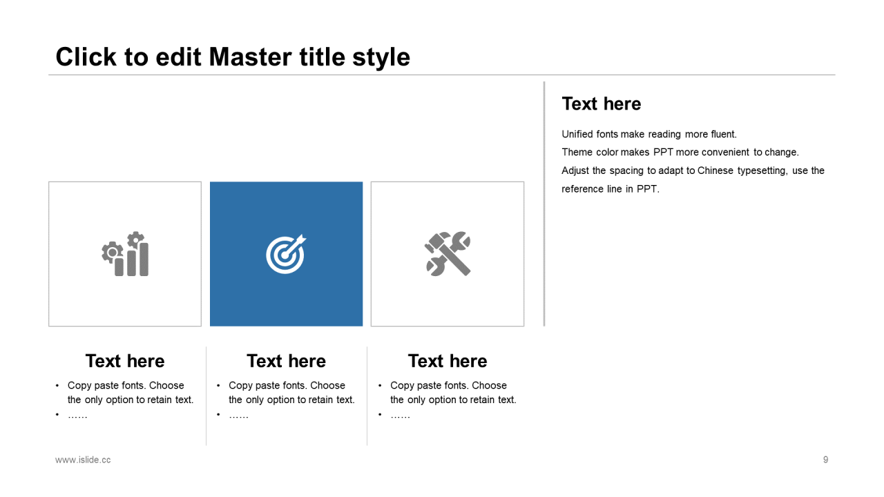 蓝色商务工作总结培训课件PPT案例