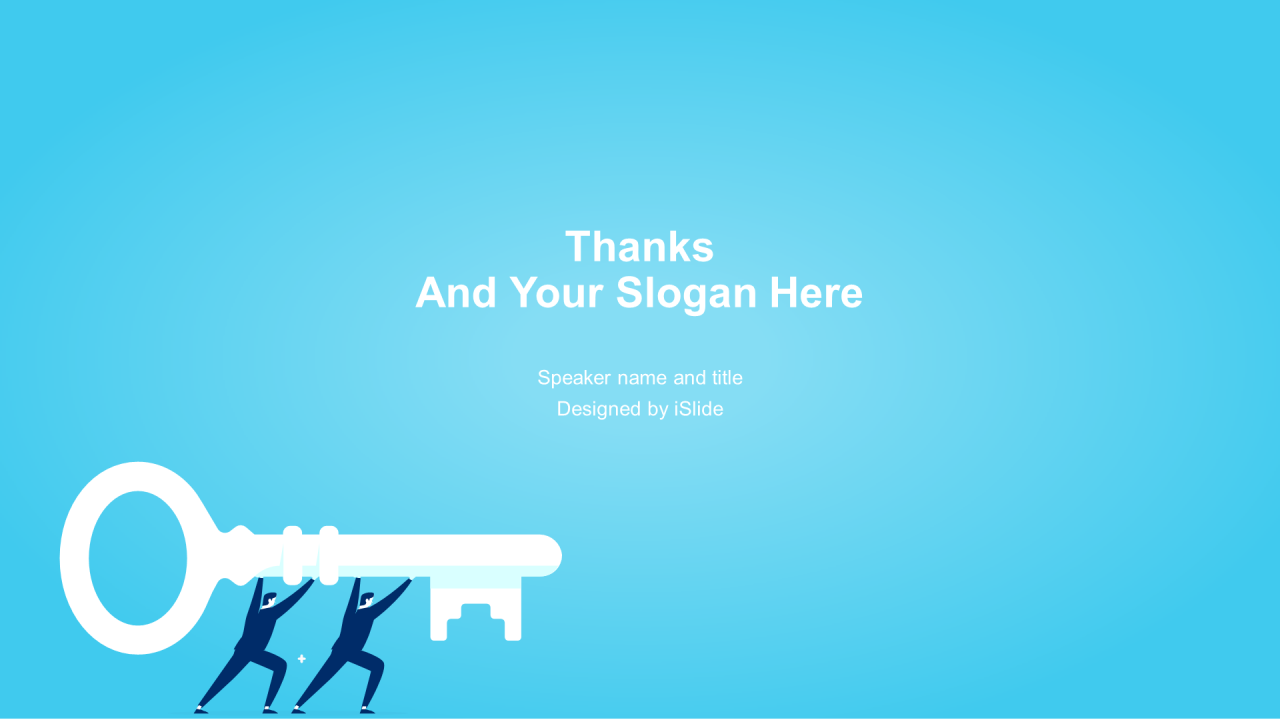 蓝色插画工作总结商业计划书PPT案例