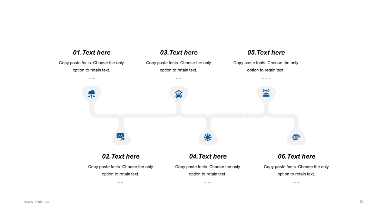 蓝色商务地产运营工作总结阶段计划汇报PPT模板