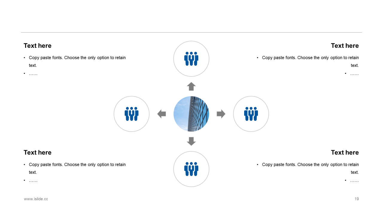 蓝色商务地产运营工作总结阶段计划汇报PPT模板