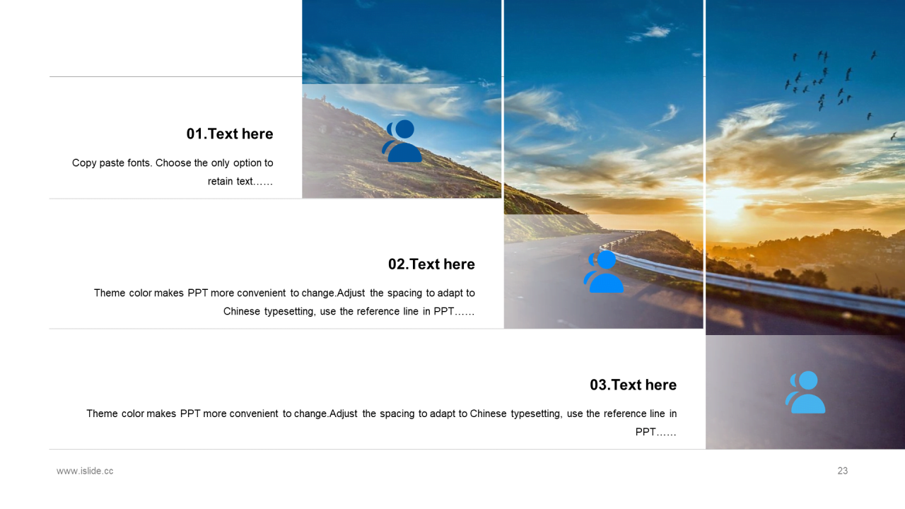 蓝色商务地产运营工作总结阶段计划汇报PPT模板