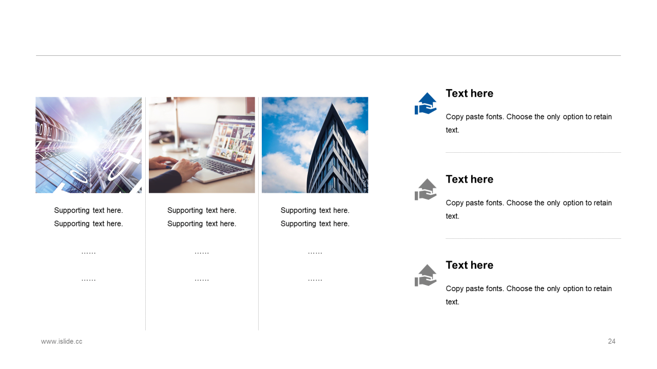蓝色商务地产运营工作总结阶段计划汇报PPT模板