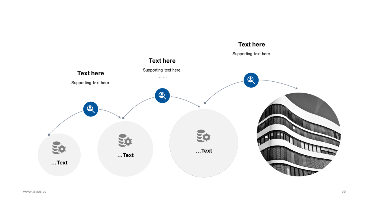 蓝色商务地产运营工作总结阶段计划汇报PPT模板
