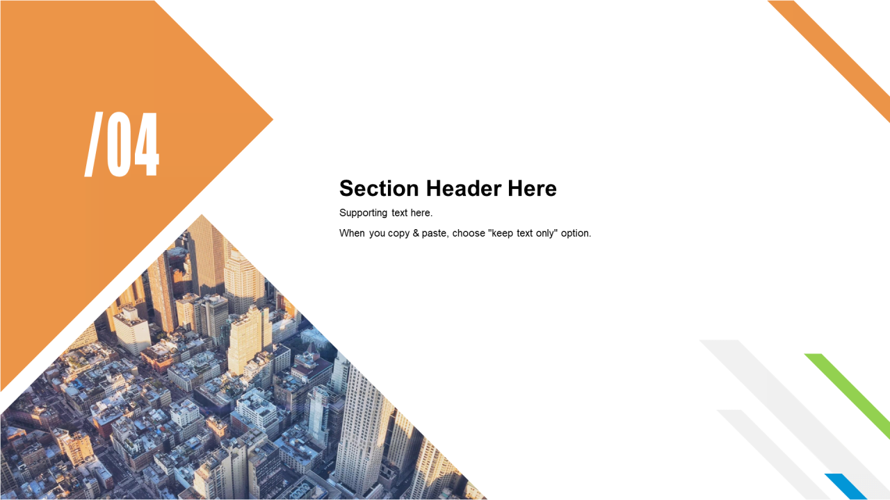 多色创意几何地产市场营销PPT案例