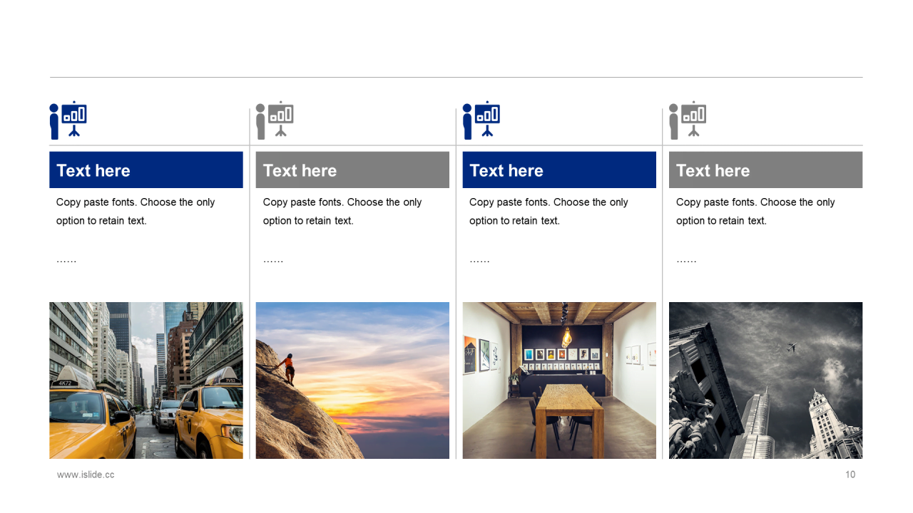 多色商务地产工作总结商业计划书PPT案例