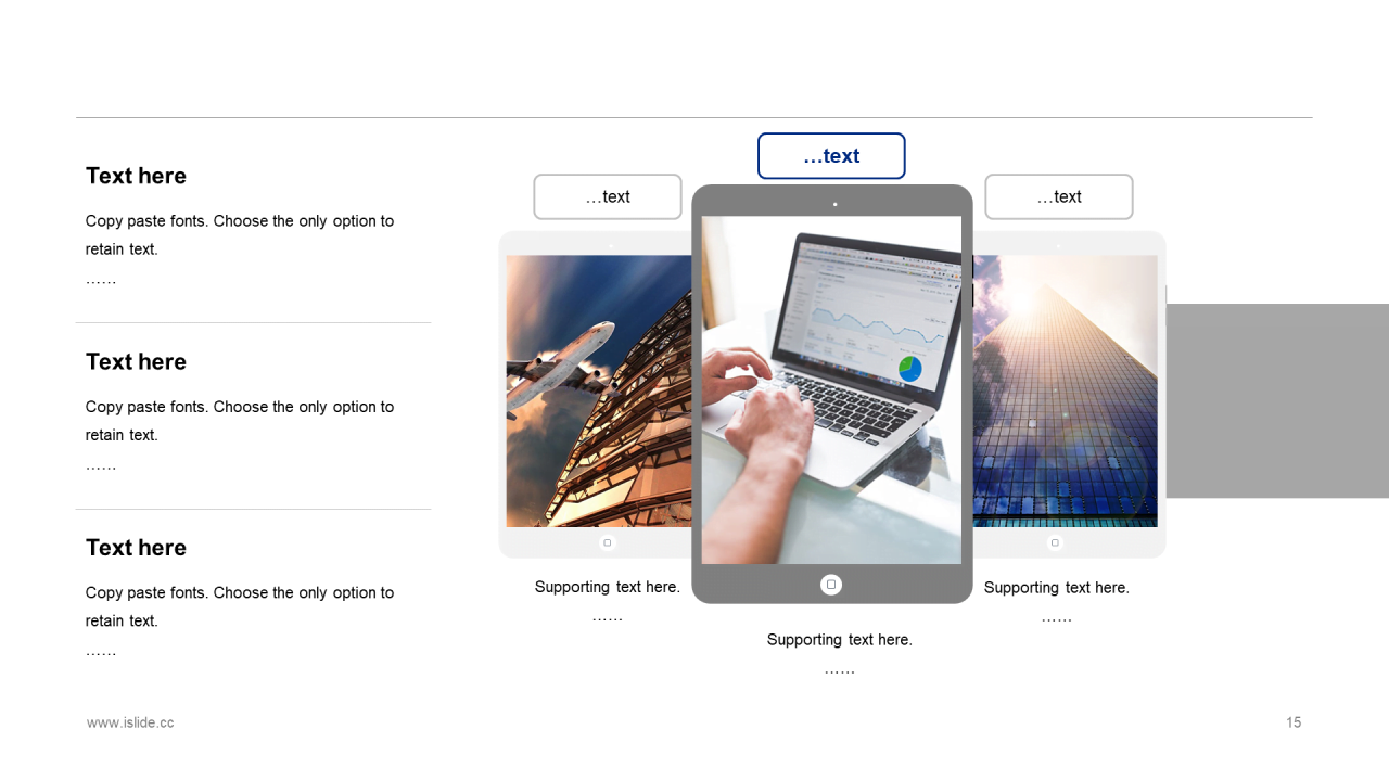 多色商务地产工作总结商业计划书PPT案例