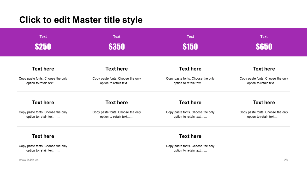 多色商务工作总结市场营销PPT案例
