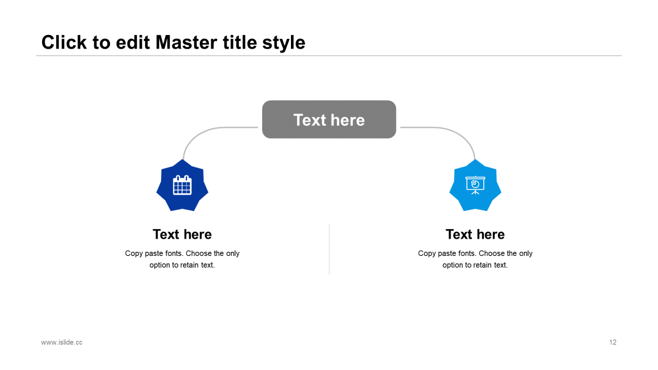 蓝色简约现代商务商业计划书PPT主题模板