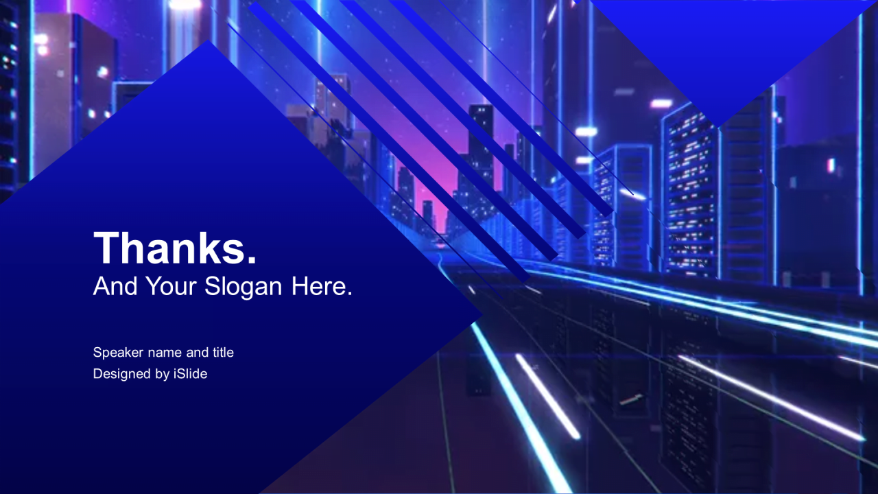 蓝色简约现代商务商业计划书PPT主题模板