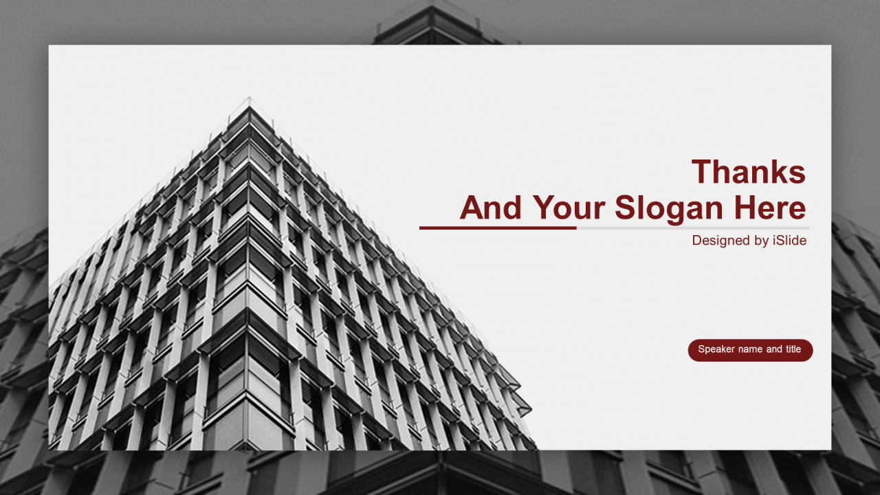 灰色商务地产工作总结商业计划书PPT案例