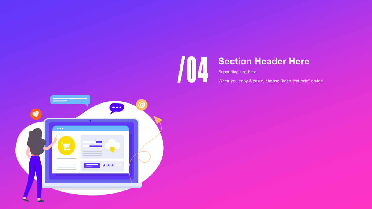 多色插画互联网通化工作总结PPT案例