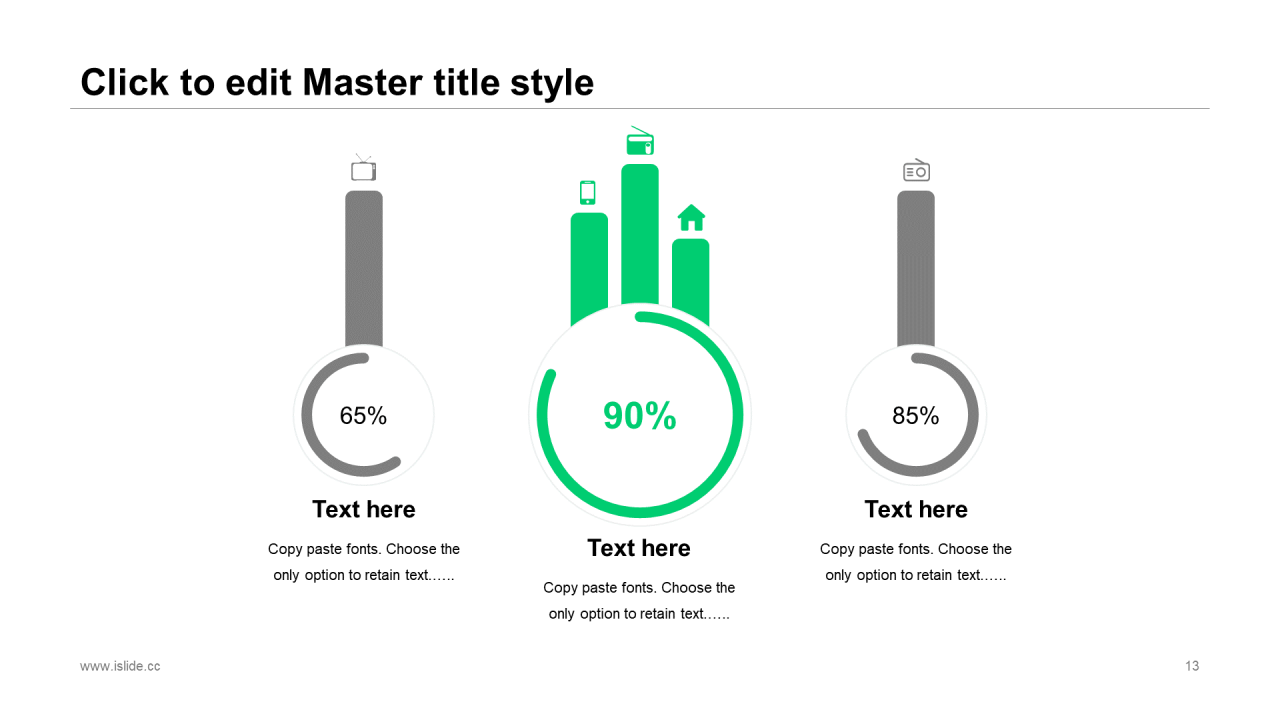 白色简约几何风格企业季度工作汇报PPT素材