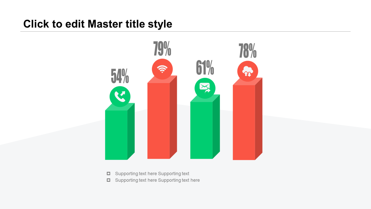 白色简约几何风格企业季度工作汇报PPT素材