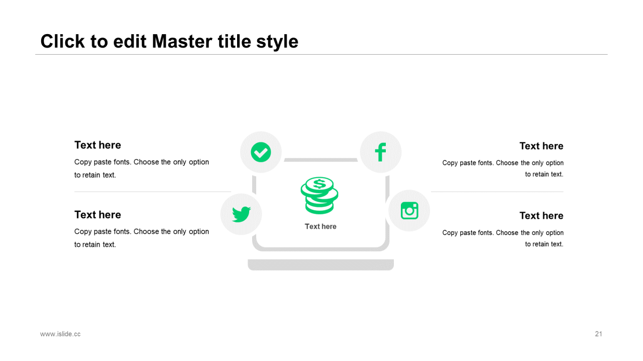 白色简约几何风格企业季度工作汇报PPT素材
