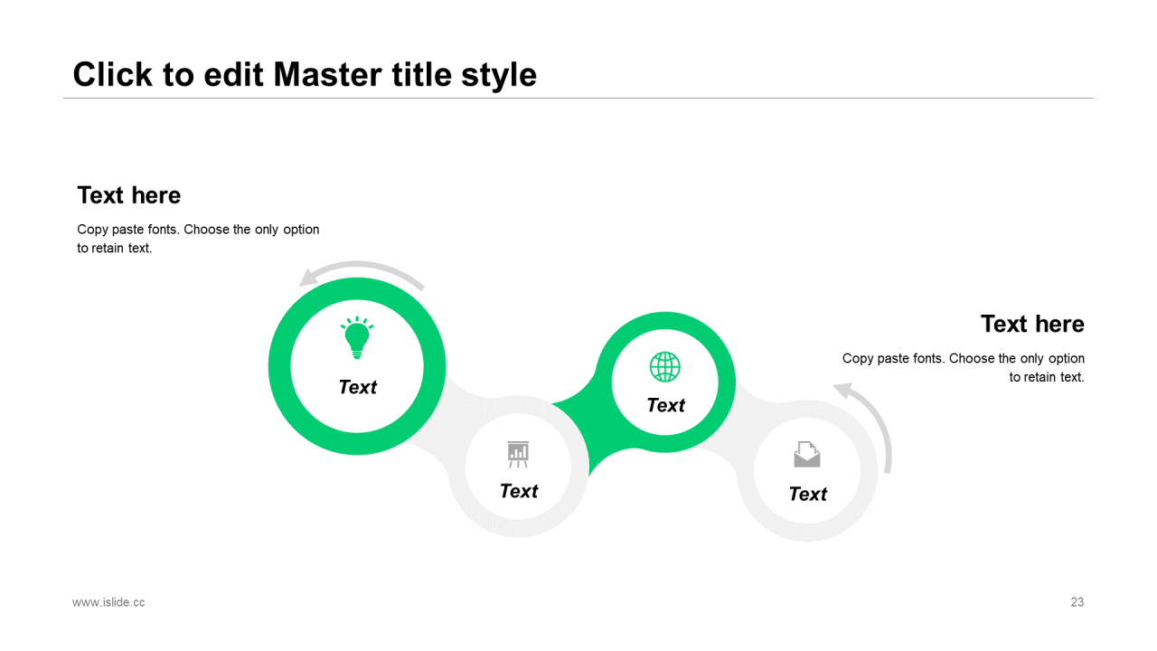 白色简约几何风格企业季度工作汇报PPT素材