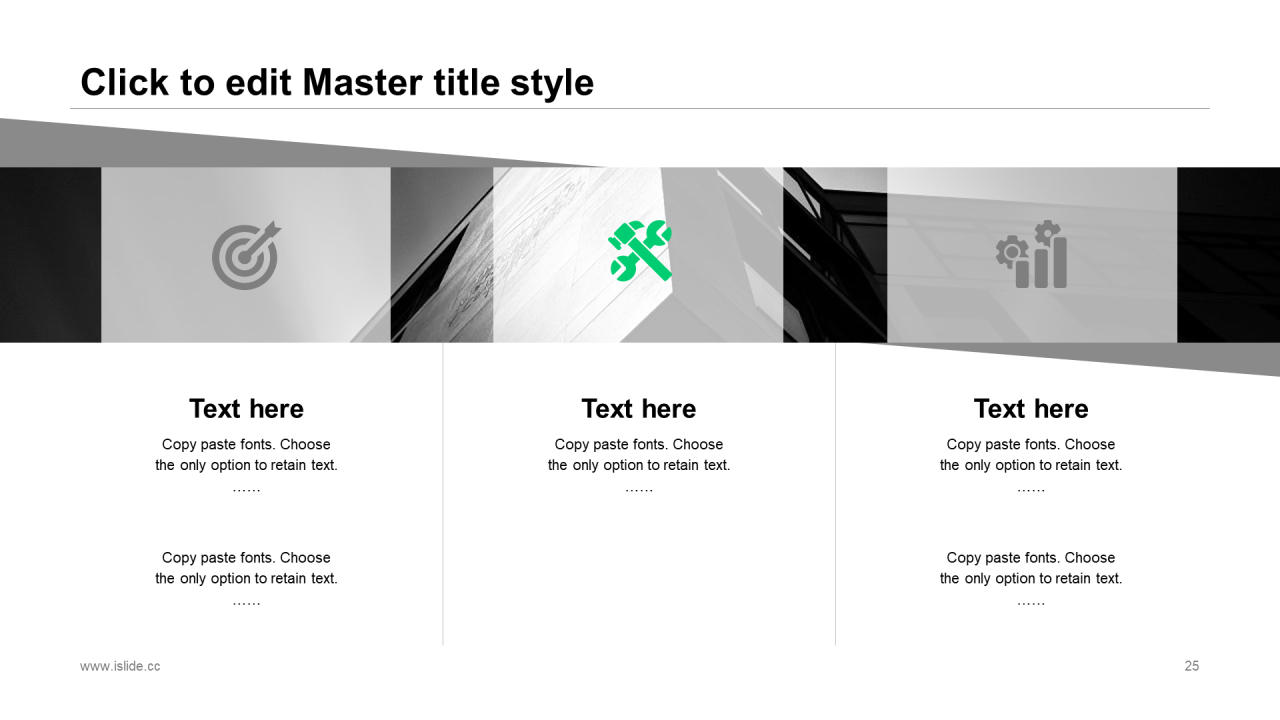 白色简约几何风格企业季度工作汇报PPT素材