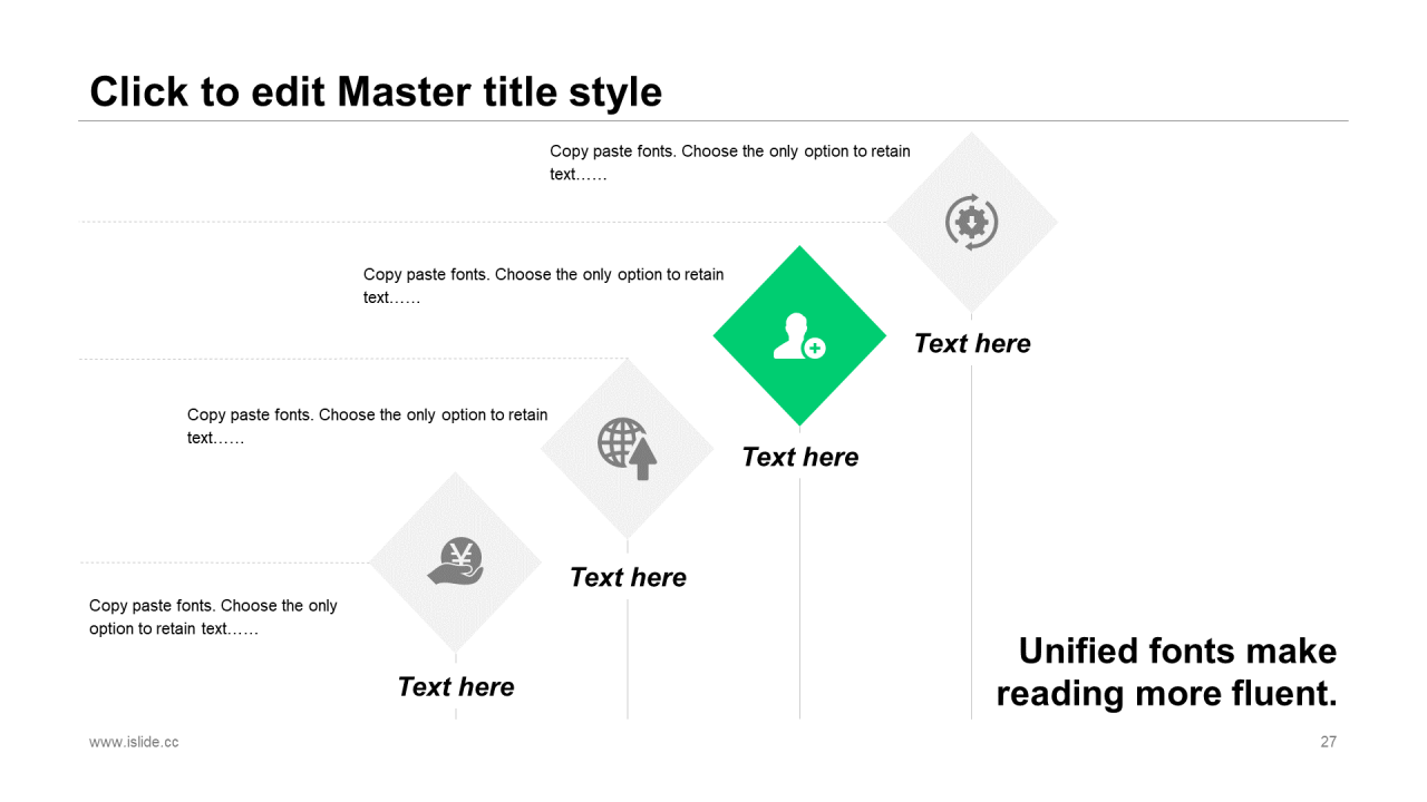 白色简约几何风格企业季度工作汇报PPT素材