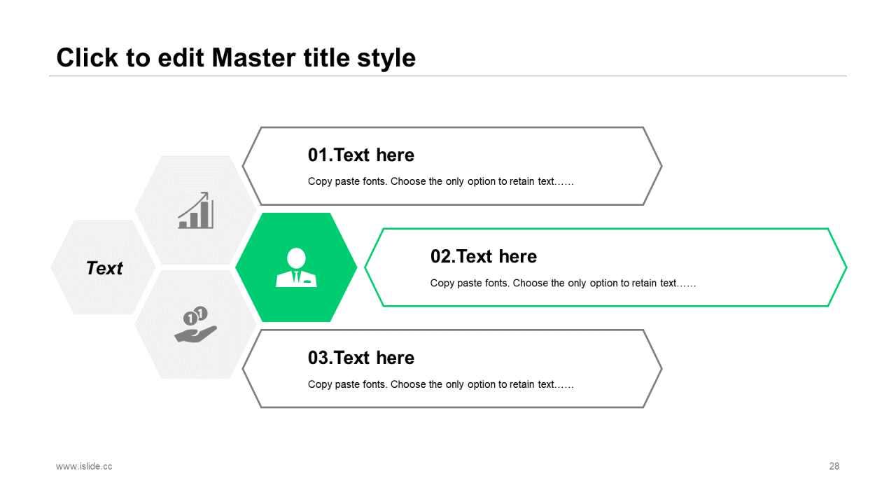 白色简约几何风格企业季度工作汇报PPT素材