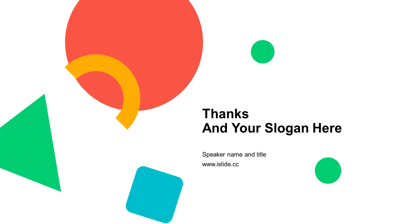 白色简约几何风格企业季度工作汇报PPT素材