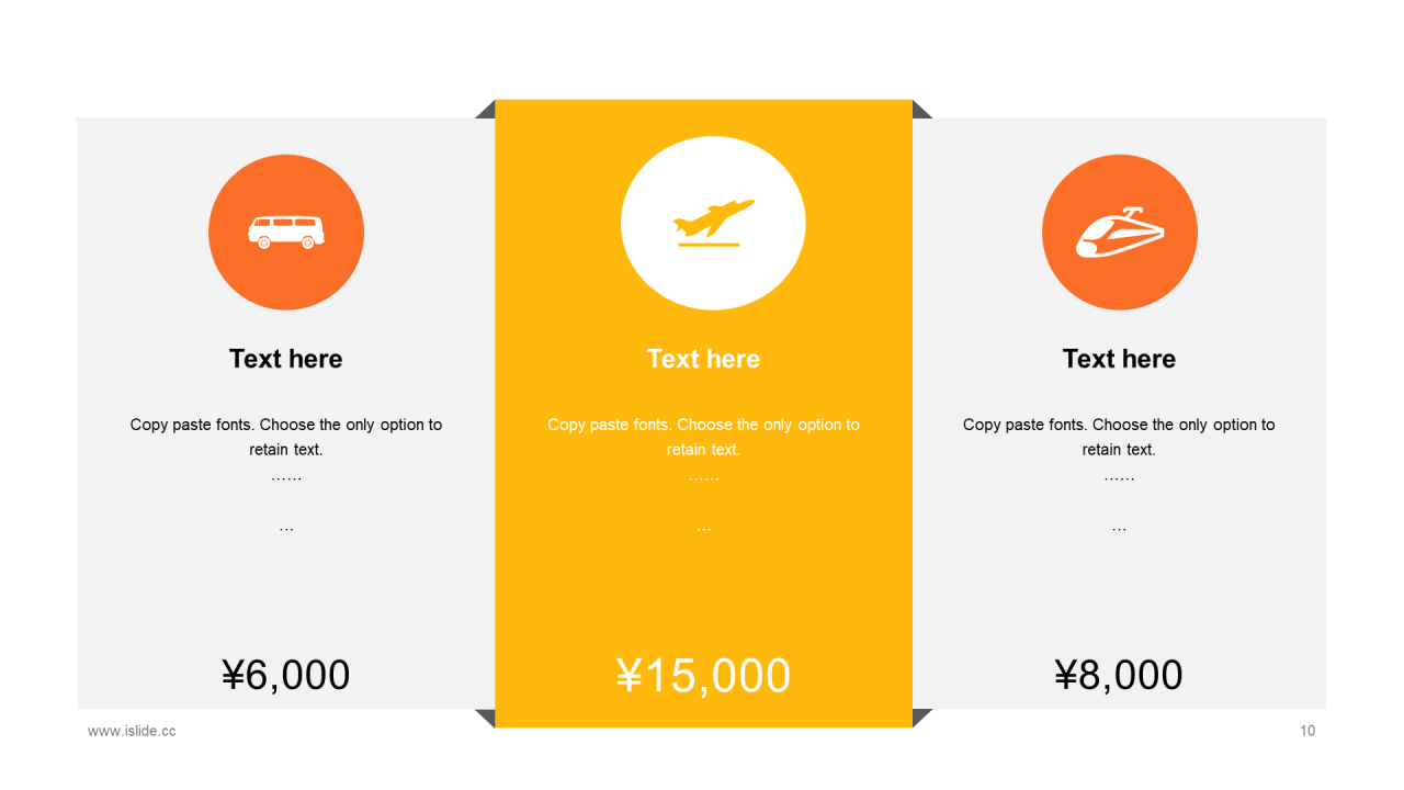 橙色创意简约商务工作总结PPT案例