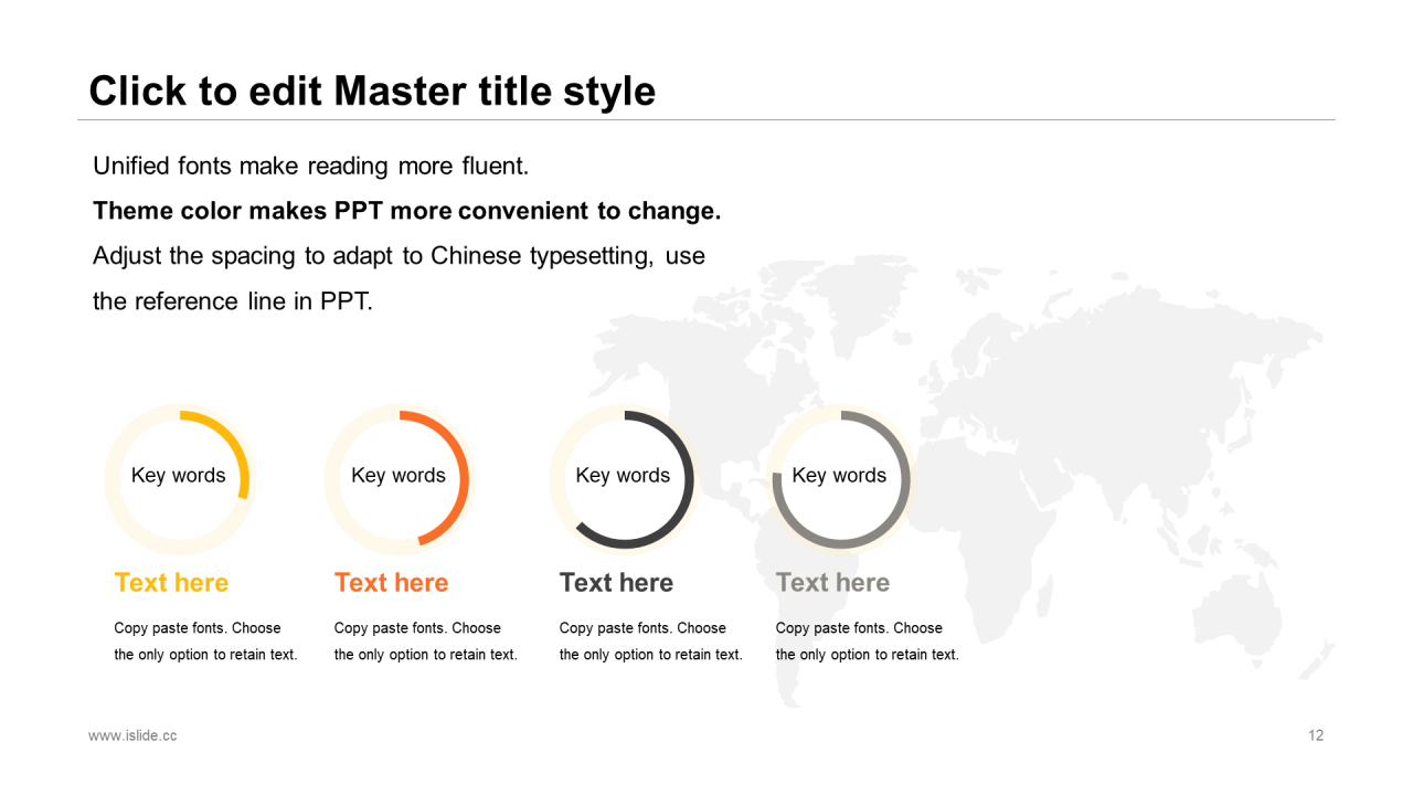 橙色创意简约商务工作总结PPT案例
