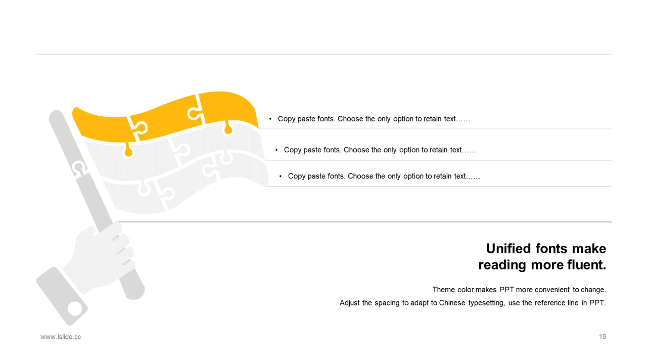橙色创意简约商务工作总结PPT案例