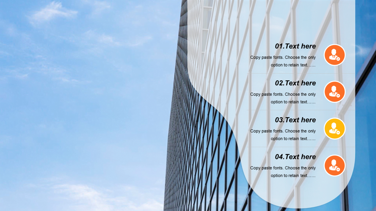 橙色创意简约商务工作总结PPT案例