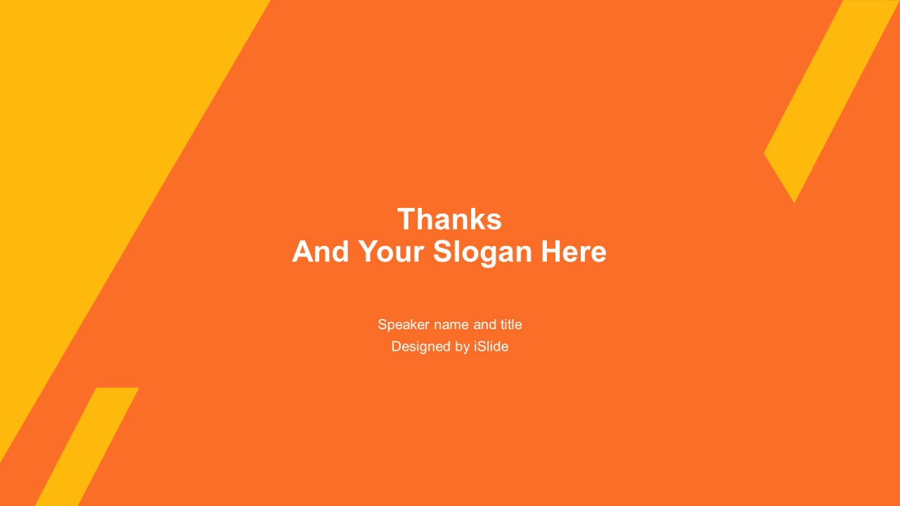 橙色创意简约商务工作总结PPT案例