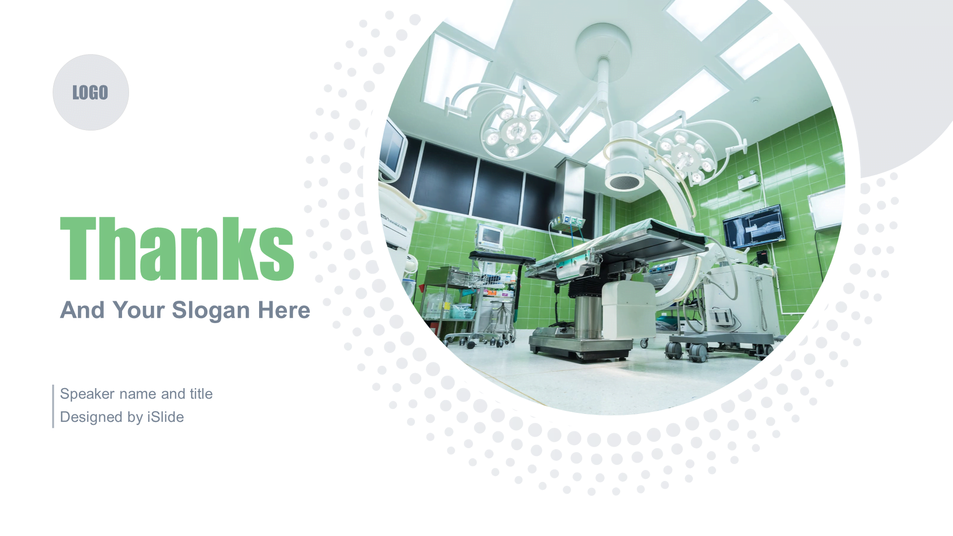 PPT Case of Green Creative Medical and Health Training Courseware