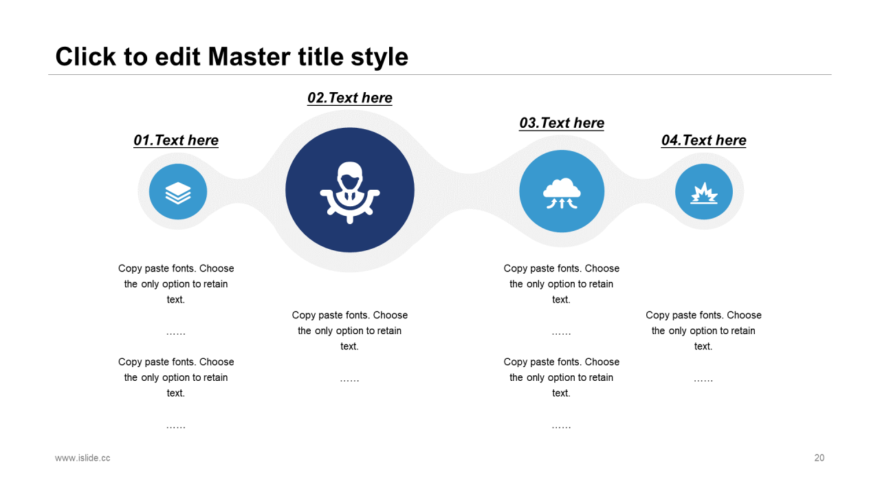 蓝色插画医疗健康工作总结PPT案例