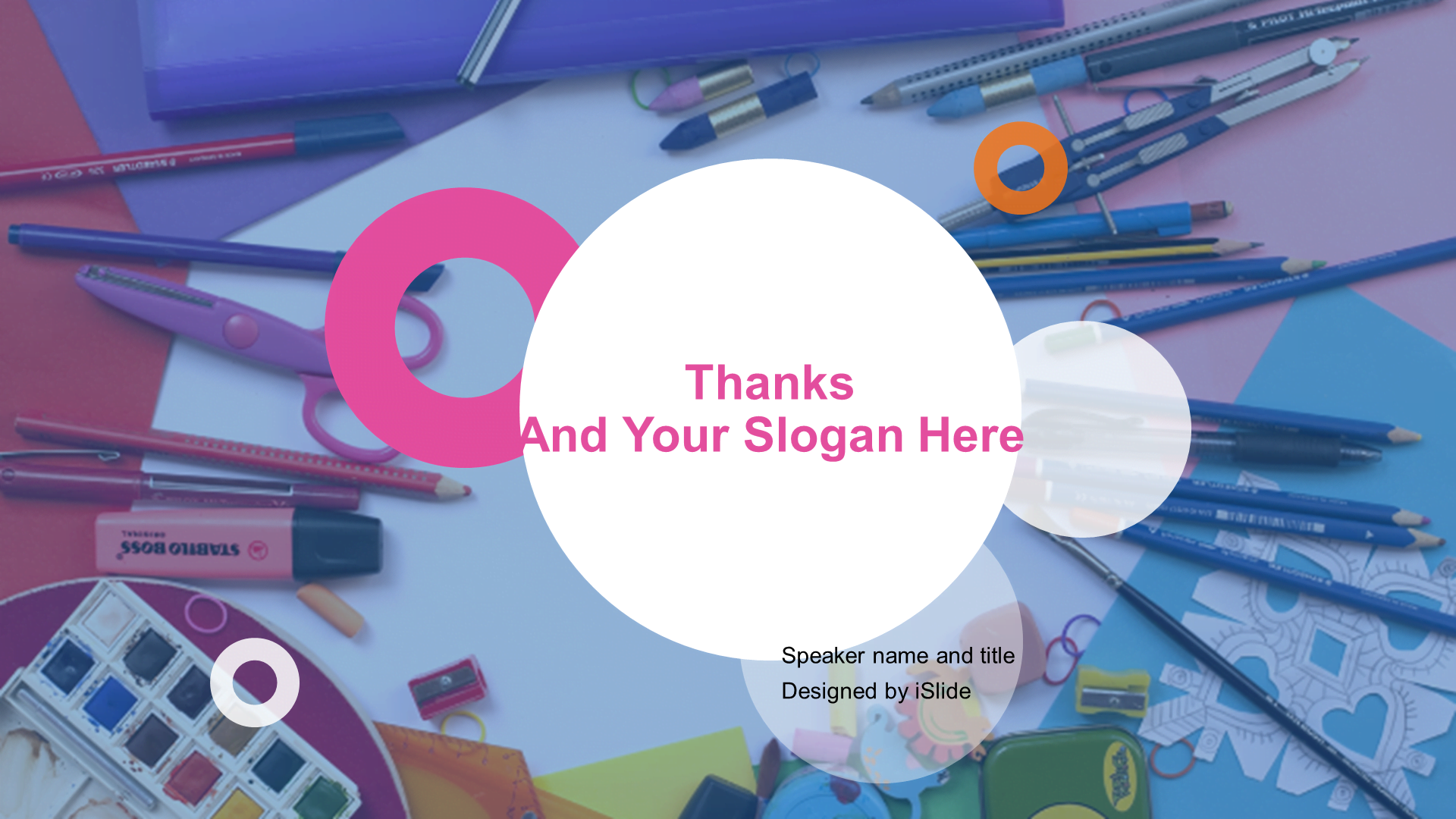 Multi-color creative education learning summary PPT case