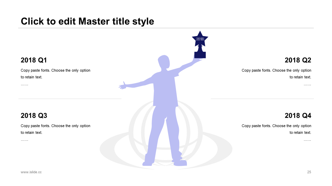 蓝色创意体育运动工作总结PPT案例