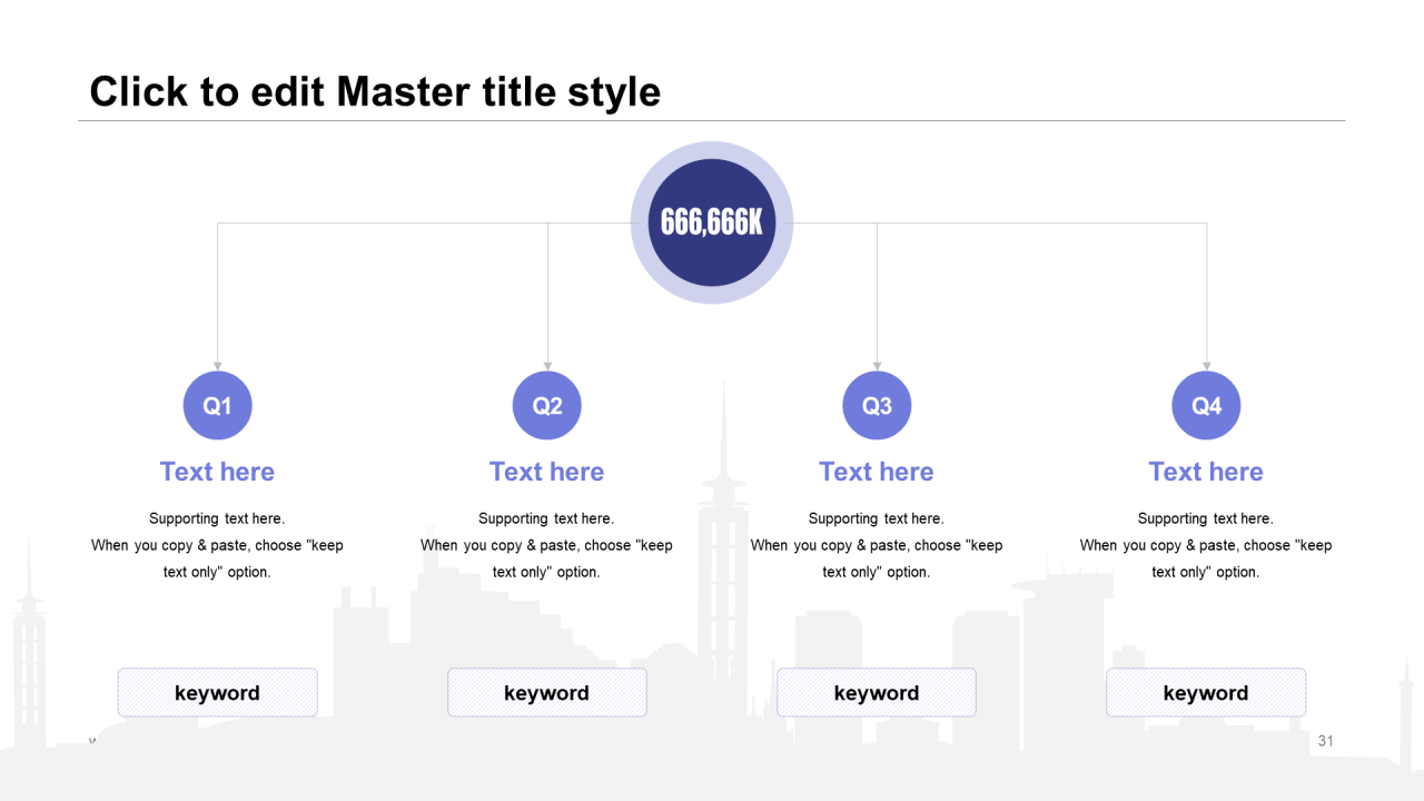 蓝色插画物流快递工作总结PPT案例