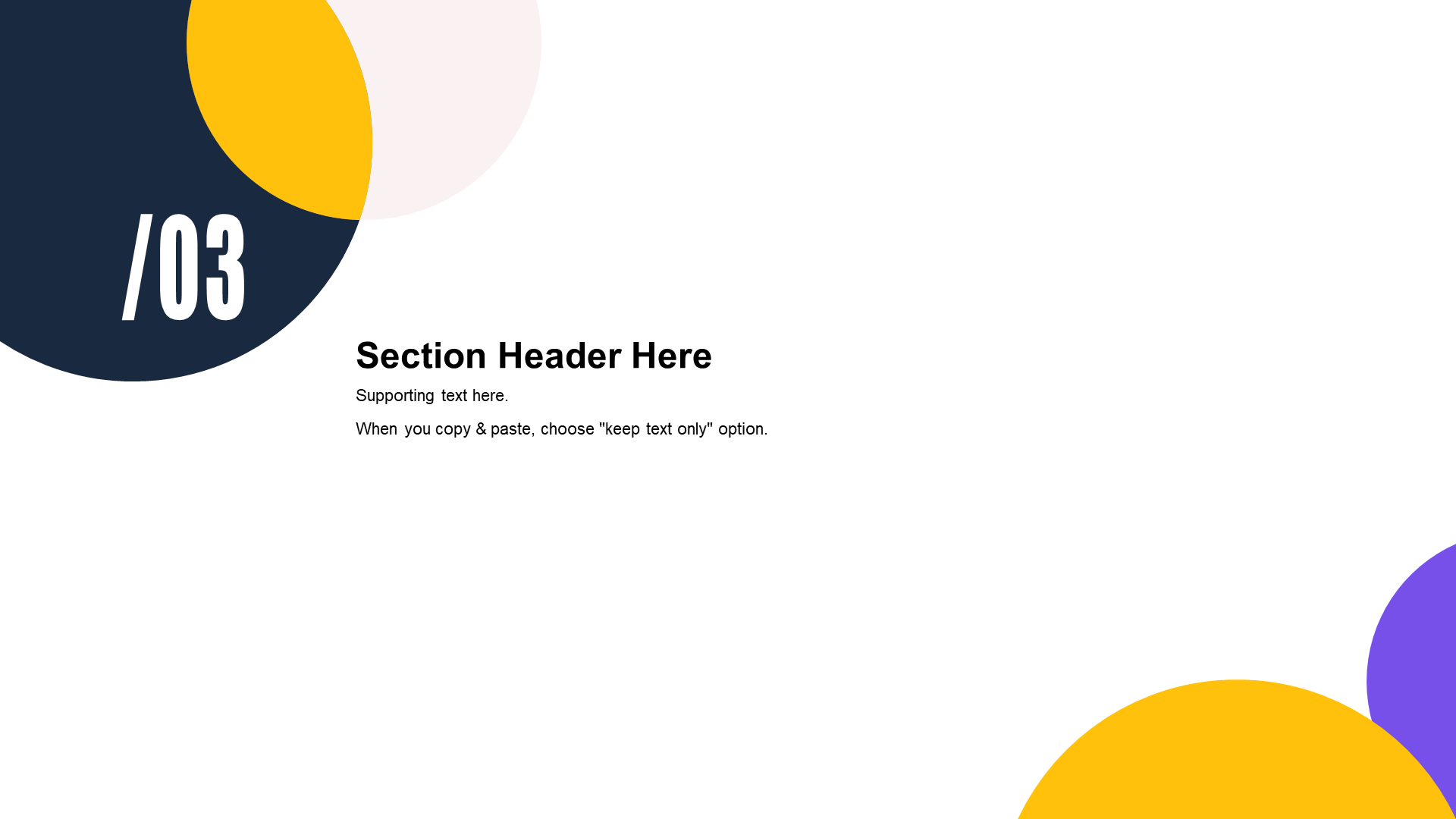 Multi-color simple geometric creative work summary PPT case