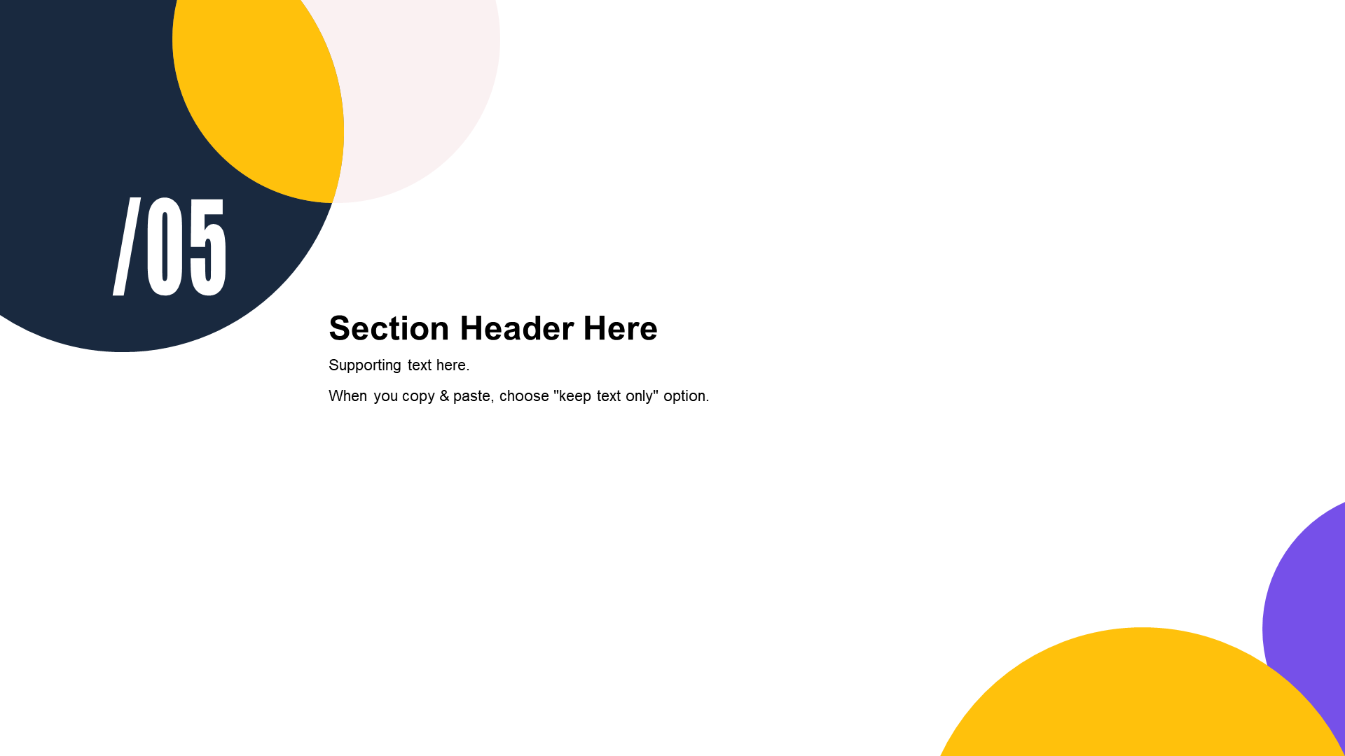 Multi-color simple geometric creative work summary PPT case
