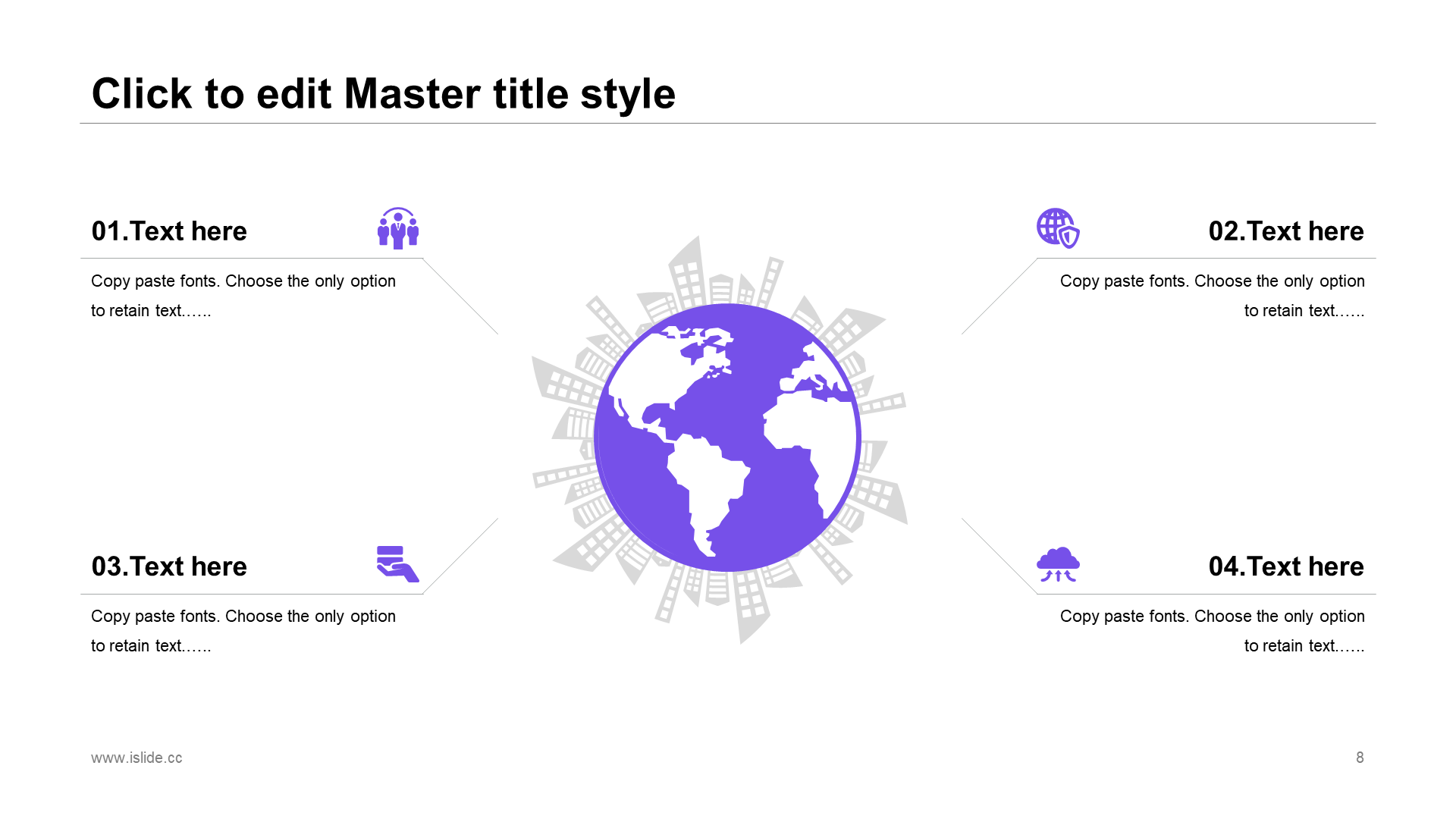 Multi-color simple geometric creative work summary PPT case