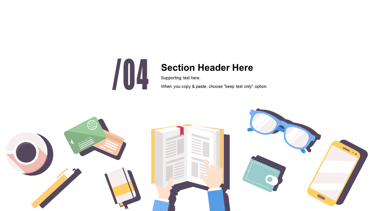 多色插画学习教育培训课件PPT案例