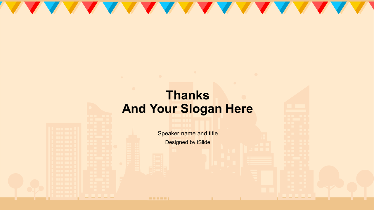 黄色插画儿童节市场营销活动策划PPT素材下载