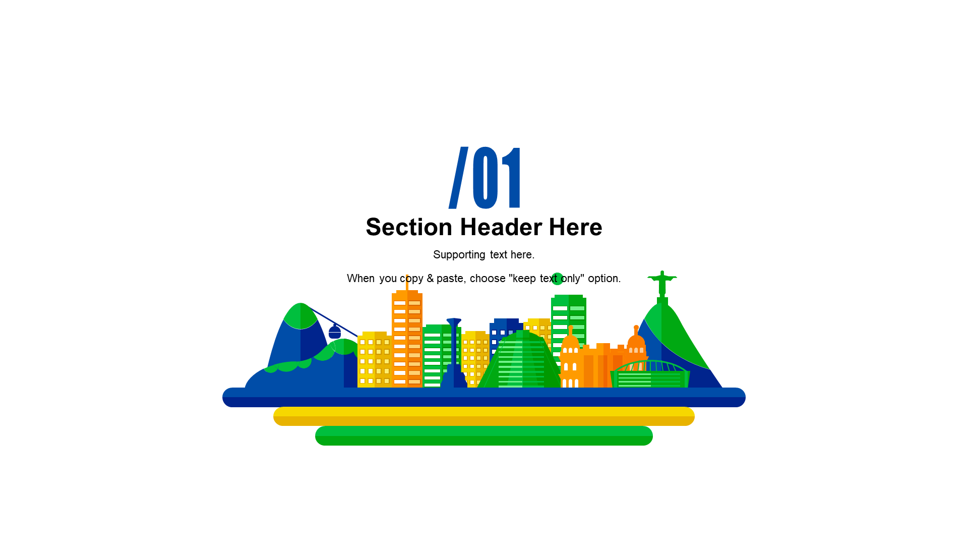 Multi-color illustration engineering construction work summary PPT case