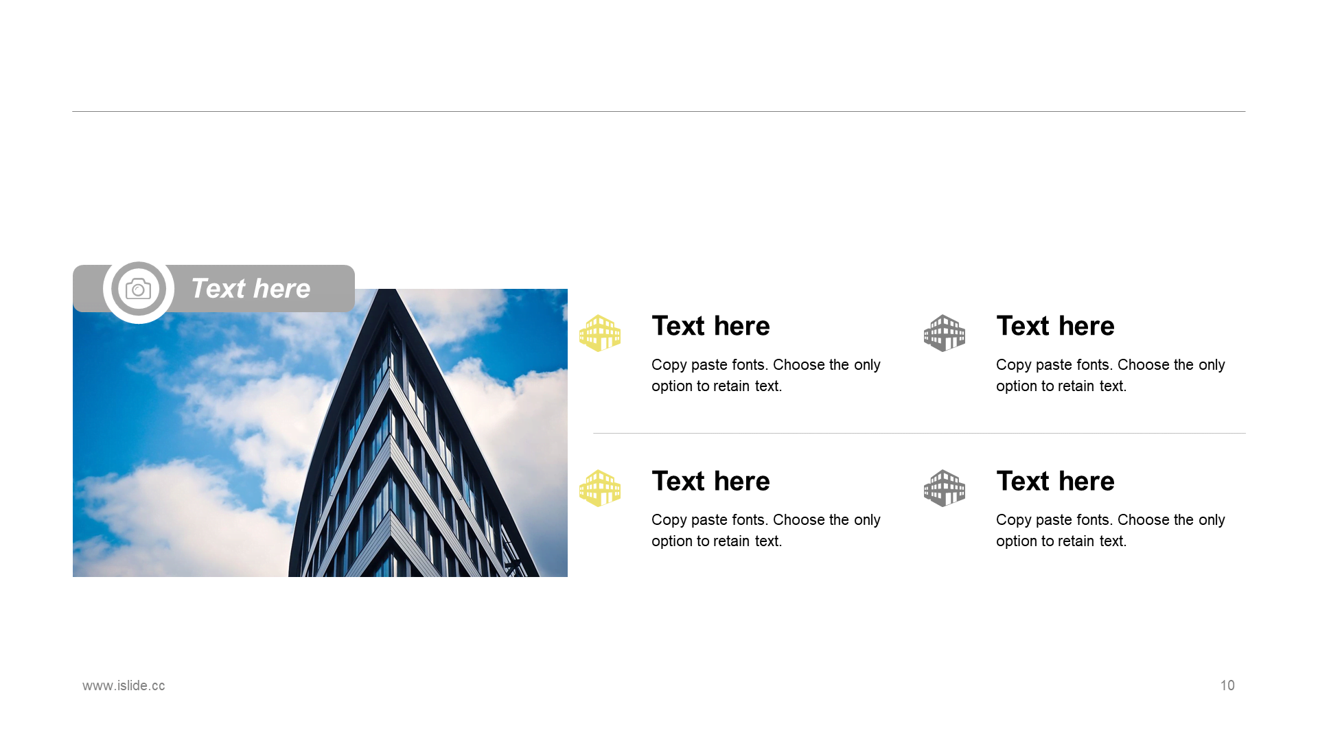Yellow Creative Party Building Work Summary PPT Case