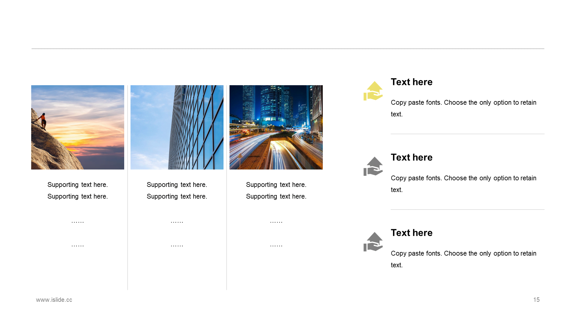 Yellow Creative Party Building Work Summary PPT Case